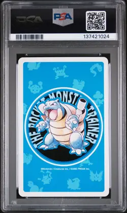 1998 POKEMON BLUE VERSION PLAYING CARDS KING OF CLUBS #038 NINETALES PSA 10 - Image 2