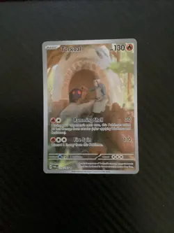 Torkoal 172/167 Illustration Rare Twilight Masquerade TCG Pokemon Card NM - Image 1