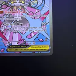 Pokemon Mega Diancie EX Full Art Holo Card 267/217 270 HP 120x Attack English - Image 4
