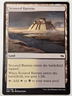 Scoured Barrens - Fate Reforged - Magic the Gathering MTG Nice! - Image 1
