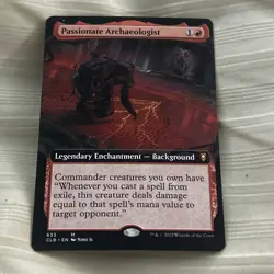 Passionate Archaeologist (Extended ) Commander Legends Magic the Gathering NM - Image 2
