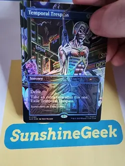 Temporal Trespass (Rainbow Foil) Secret Lair Iron Maiden Foil - Image 2