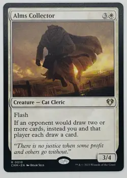 MTG Alms Collector Commander Masters Regular - Image 1