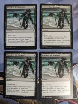 X4 Play Set MTG March of the Drowned Ixalan 112/279 Regular Common Near Mint 4x - Image 1