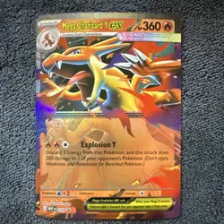 Mega Charizard Y EX 030/MEP Holo Fire Explosion Y Pokemon TCG Card - Image 1