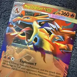 Mega Charizard Y EX 030/MEP Holo Fire Explosion Y Pokemon TCG Card - Image 2
