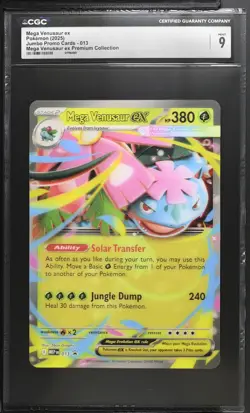 Pokemon 2025 Mega Venusaur ex Jumbo Cards - 013 Mega Venusaur ex Premium Coll. - Image 1
