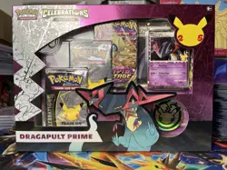 Pokemon TCG Celebrations Dragapult Prime Collection Box Sealed 820650809385 - Image 1