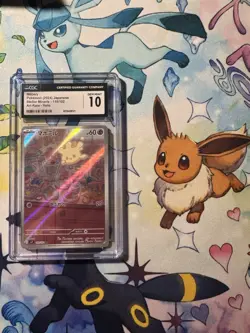 CGC 10 Pristine Milcery 110/102 AR Art Rare Stellar Miracle Pokemon Card - Image 1