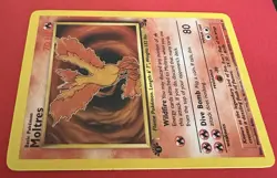 Moltres 24/62 1st Edition Fossil Rare Pokemon WOTC 1999 NM - Image 3