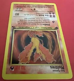 Moltres 24/62 1st Edition Fossil Rare Pokemon WOTC 1999 NM - Image 4