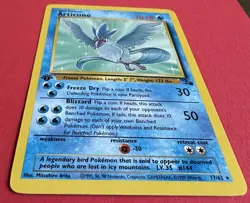 Articuno 17/62 1st Edition Fossil Rare Pokemon WOTC 1999 NM - Image 3