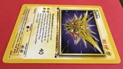Zapdos 30/62 1st Edition Fossil Rare Pokemon WOTC 1999 NM - Image 3