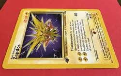 Zapdos 30/62 1st Edition Fossil Rare Pokemon WOTC 1999 NM - Image 5