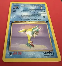 Lapras 25/62 1st Edition Fossil Rare Pokemon WOTC 1999 NM - Image 5