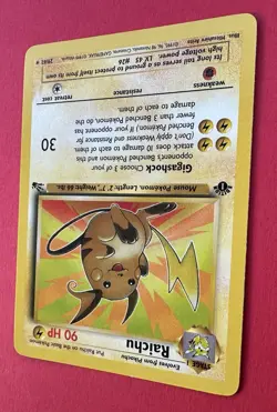 Raichu 29/62 1st Edition Fossil Rare Pokemon WOTC 1999 NM - Image 5