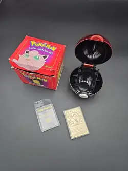 1999 Burger King Limited Edition Pokemon 23K gold-plated Jigglypufe 3D - Image 1
