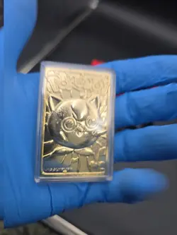1999 Burger King Limited Edition Pokemon 23K gold-plated Jigglypufe 3D - Image 5