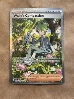 Pokemon TCG Mega Evolution: Wally’s Compassion SIR Rare Holo 186/132 Fresh Pull - Image 1