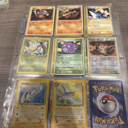 Pokemon TCG Mixed Card Lot Nintendo Wizards Cubone Marowak Manectric Weedle - Image 1
