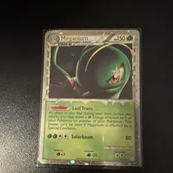 Pokemon Meganium Stage 2 Prime Holo Rare Heartgold & Soulsilver 109/123 150HP - Image 1