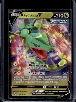 2019-2023 Pokemon SWSH Black Star Promos Rayquaza V #SWSH147 - Image 1