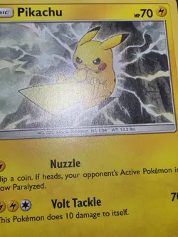 HP Pokemon Pikachu Common SM - Cosmic Eclipse 66/236 - Image 4