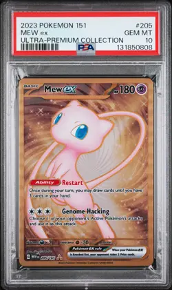 2023 POKEMON 151 ULTRA-PREM COLL #205 MEW EX PSA 10 - Image 1