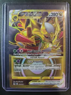 Pokemon TCG Giratina VSTAR 212/196 Gold Secret Rare 2022 Lost Origin NM - Image 4