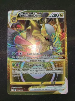 Pokemon TCG Giratina VSTAR 212/196 Gold Secret Rare 2022 Lost Origin NM - Image 5