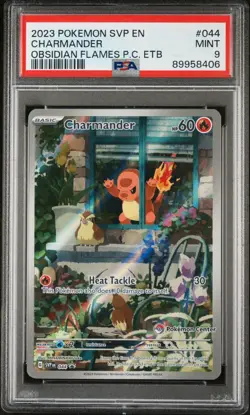 2023 Pokemon Obsidian Flames Promo #044 Charmander - PSA 9 MINT - Image 1