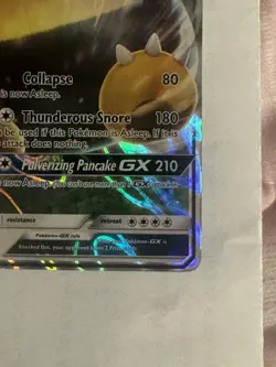 Pokemon TCG Snorlax GX SM05 - Image 5