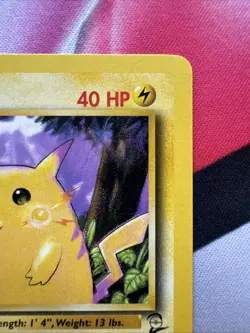 Pikachu 87/130 Base Set 2 Unlimited Pokemon TCG - Image 3