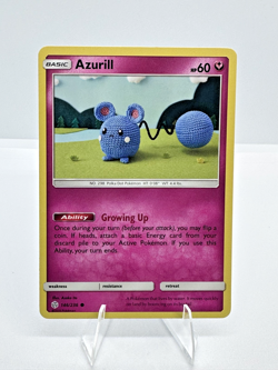 Azurill SM - Cosmic Eclipse 146/236 Common NM Pokemon - Image 1