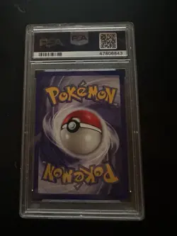 Pokemon Dark Gyarados Holo Rare 1st Edition PSA 9 Mint - Image 2