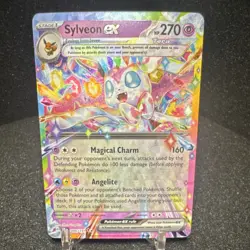 Pokemon Sylveon EX Holo 086/191 Sv08: Surging Sparks 270HP Double Rare TCG - Image 1