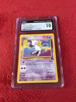 2000 Pokemon League Black Star Promo MEW Non Holo #8 CGC 10 GEM MINT - Image 1