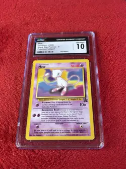 2000 Pokemon League Black Star Promo MEW Non Holo #8 CGC 10 GEM MINT - Image 5