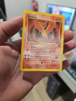 Pokemon TCG | Moltres 27/62 | Fossil Rare | Heavily Played - Image 4