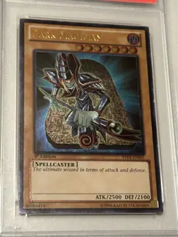 Yu-Gi-Oh 2013 Dark Magician YSYR-EN001 Ultimate Rare 1st Edition PSA Graded 7 - Image 2