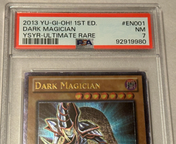 Yu-Gi-Oh 2013 Dark Magician YSYR-EN001 Ultimate Rare 1st Edition PSA Graded 7 - Image 3