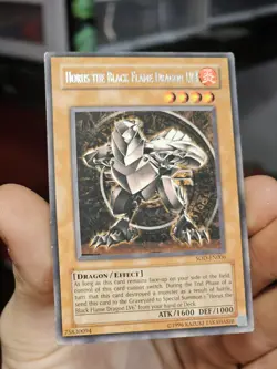 Yu-Gi-Oh! TCG Horus The Black Flame Dragon LV4 SOD-EN006 Unlimited LP/MP - Image 1