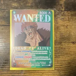 One Piece Eustass Captain Kid OP01-051 SP Holo Near Mint - Image 1