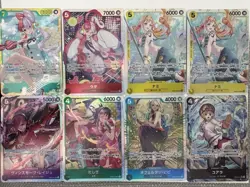 One Piece TCG Card Game Japanese Authentic Heroines EB03 SR Card Lot - Image 1