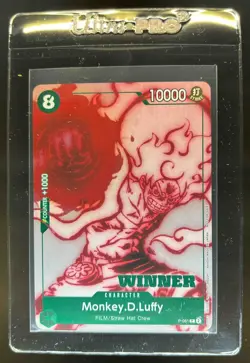 2024 One Piece Uta Battle Deck Monkey D. Luffy Winner Promo #P-061 - Image 1