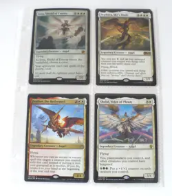 8 MTG Cards - Legendary Creatures (Angels) Iona - Sephara - LP - 1 Signed - Image 1