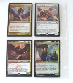 8 MTG Cards - Legendary Creatures (Angels) Iona - Sephara - LP - 1 Signed - Image 2