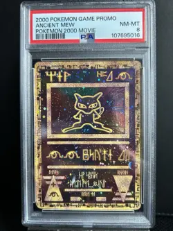Pokemon TCG Ancient Mew Miscellaneous Cards & Products Holo Promo 1 2000 PSA 8 - Image 1