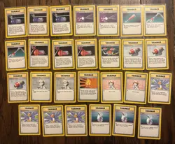 Pokemon Base Set 4th Print 1999-2000 UK 27 Card Trainer Lot Commons Uncommons - Image 1
