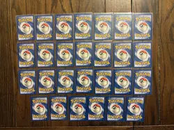 Pokemon Base Set 4th Print 1999-2000 UK 27 Card Trainer Lot Commons Uncommons - Image 2